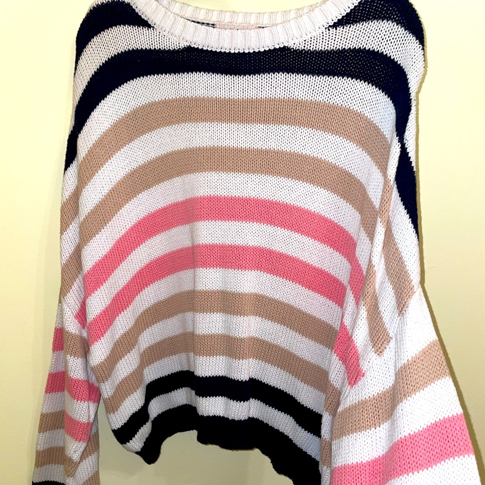 Francescas colorful sweater